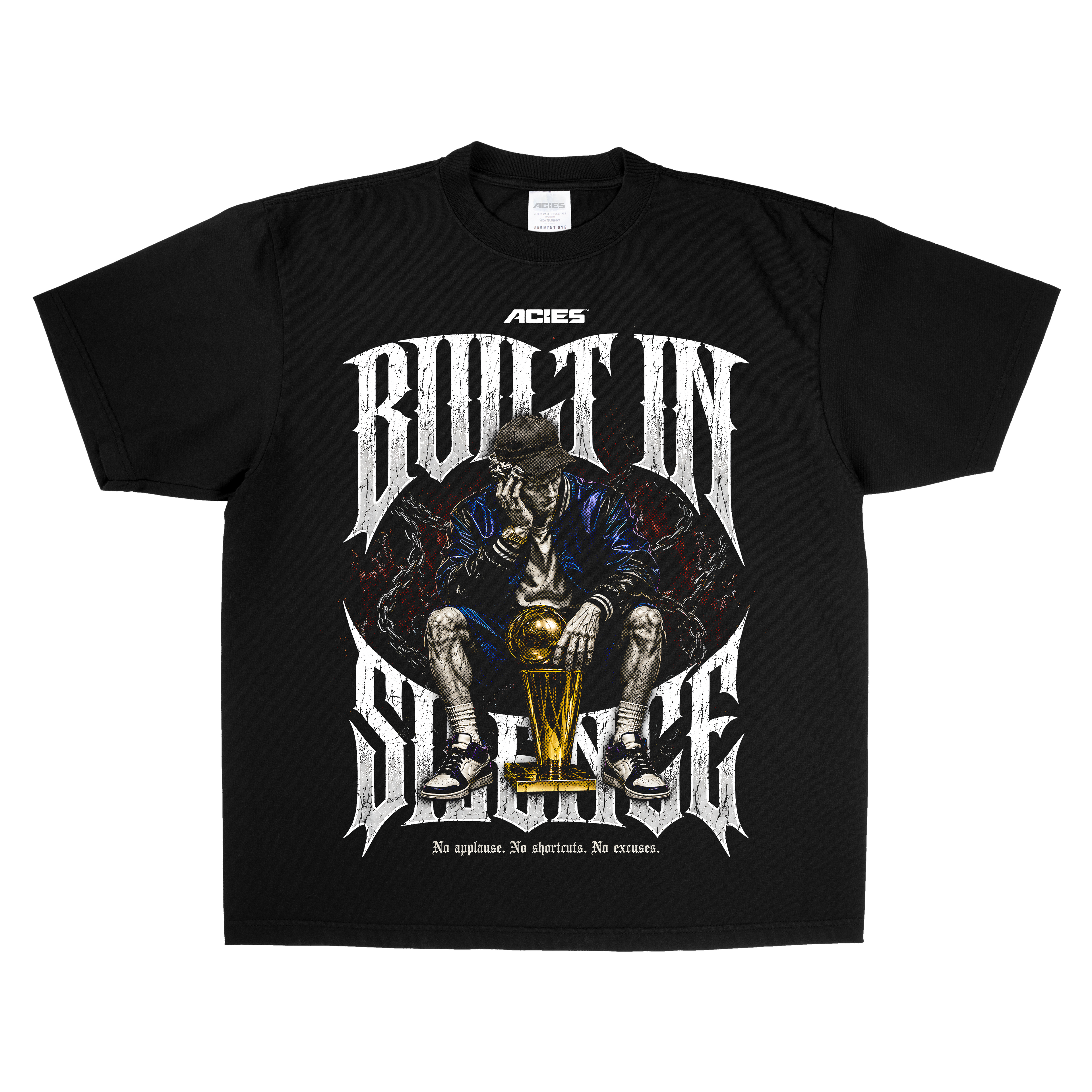 Built in Silence Tee black front